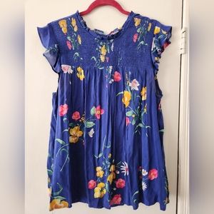 XL Old Navy floral shirt